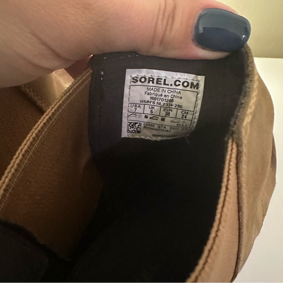 • Sorel • Lea Wedge Leather Casual Boot - Picture 7 of 10